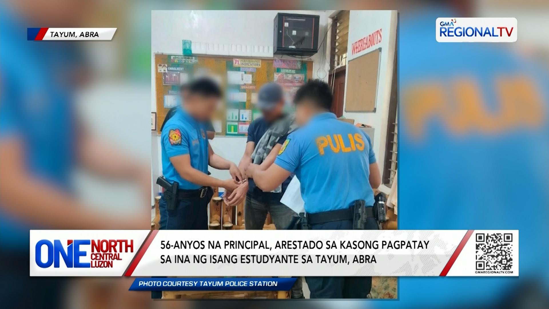 Principal, arestado sa kasong pagpatay sa ina ng isang estudyante sa Abra | One North Central Luzon