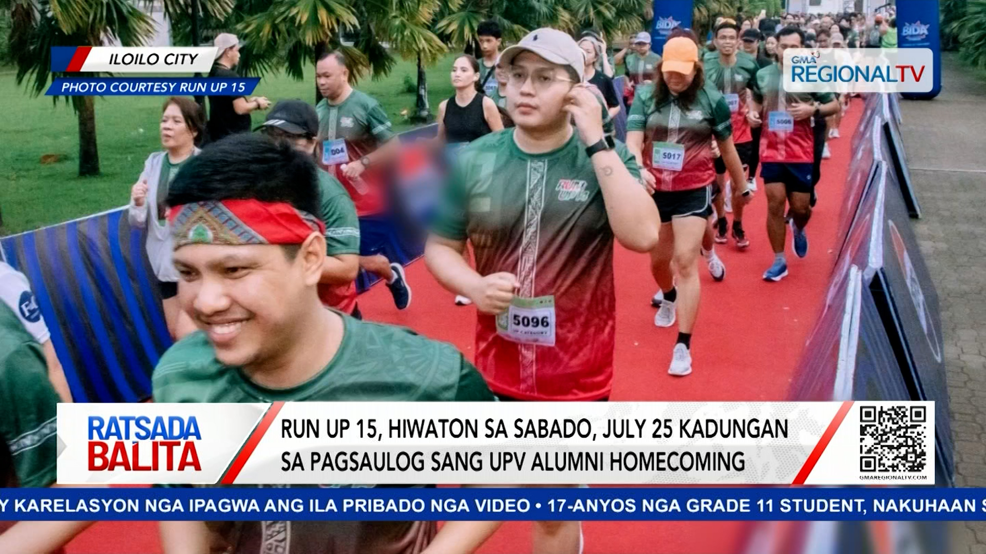 Run UP 15, hiwaton sa July 25 kadungan sa pagsaulog sang UPV Alumni homecoming | Ratsada Balita