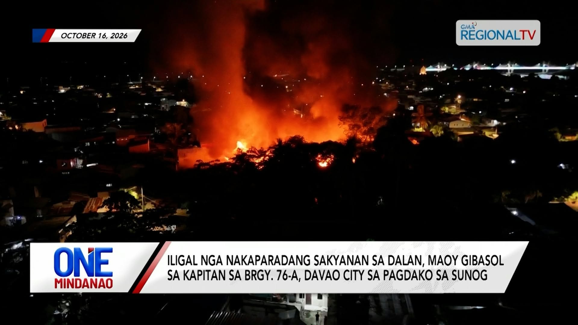 Iligal nga nakaparadang sakyanan, gibasol sa pagdako sa sunog I One Mindanao