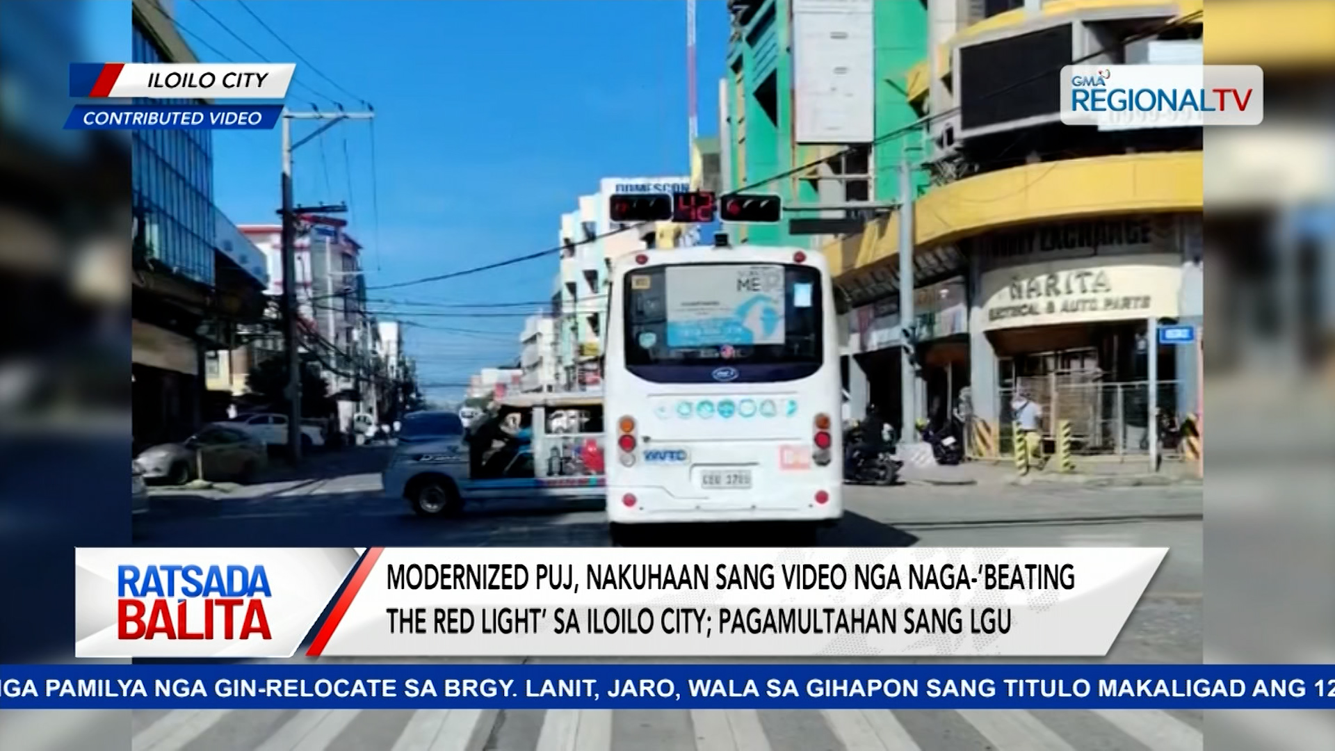Modernized PUJ, nakuhaan sang video nga naga-‘beating the red light’ sa Iloilo City | Ratsada Balita