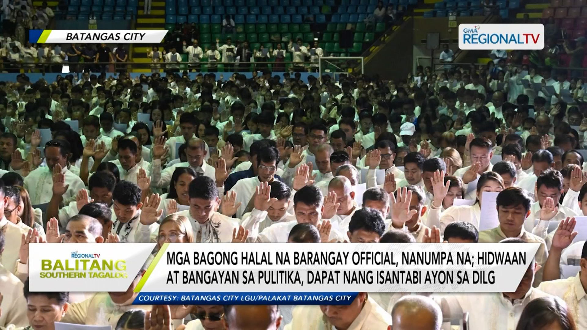 Mga Bagong Halal Na Barangay Official Pormal Nang Nanumpa Sa Tungkulin 7672