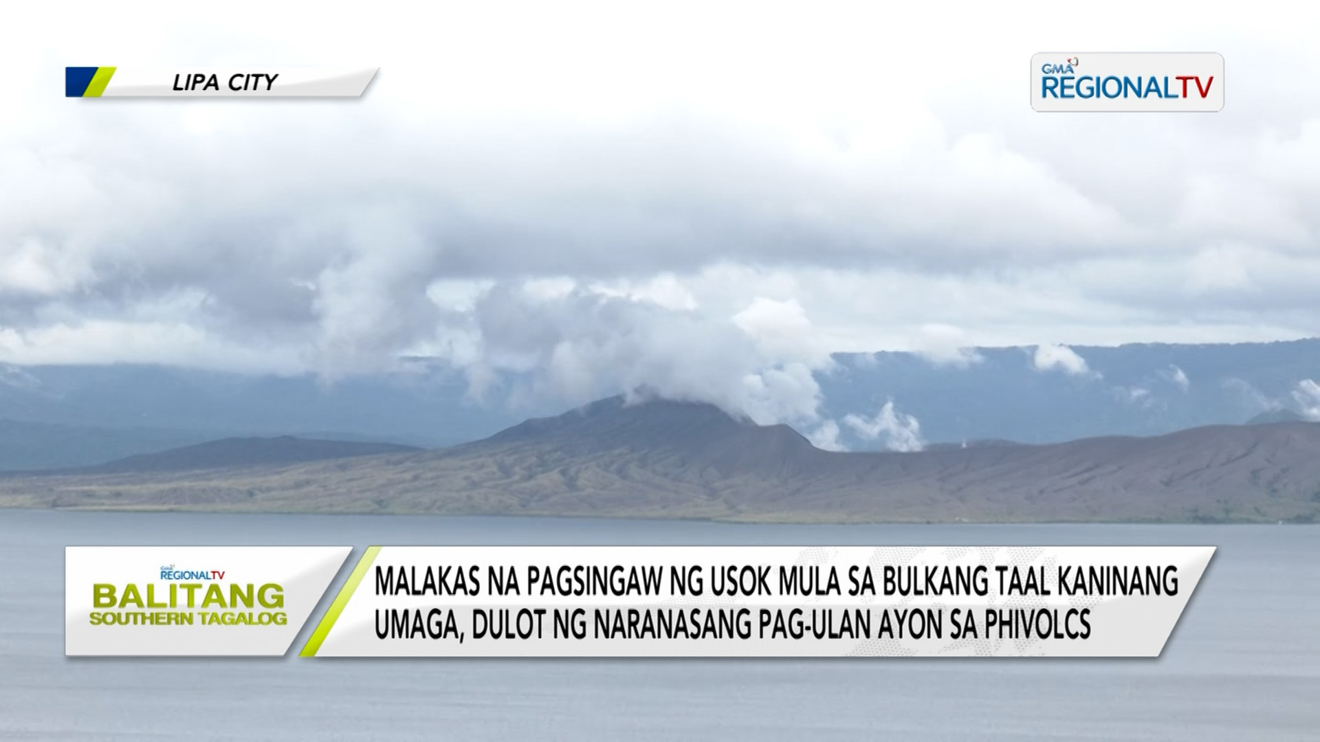 Phivolcs Malakas Na Pagsingaw Ng Usok Sa Bulkang Taal Bunsod Ng Pag Ulan 1838