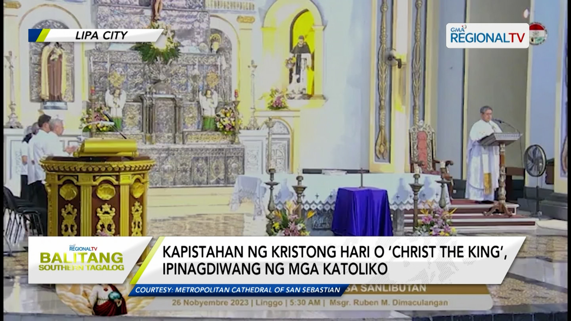 Kapistahan ng Kristong Hari o ‘Christ The King’, ipinagdiwang