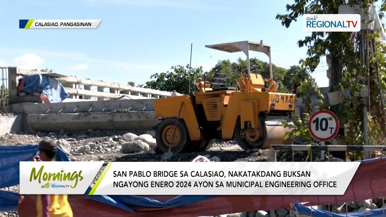 San Pablo Bridge sa Calasiao, nakatakdang buksan ngayong Enero 2024