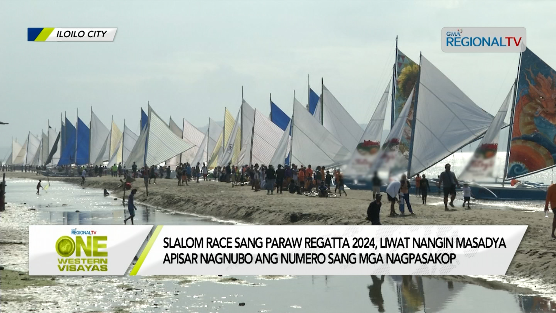 Slalom race sang Paraw Regatta Festival 2024