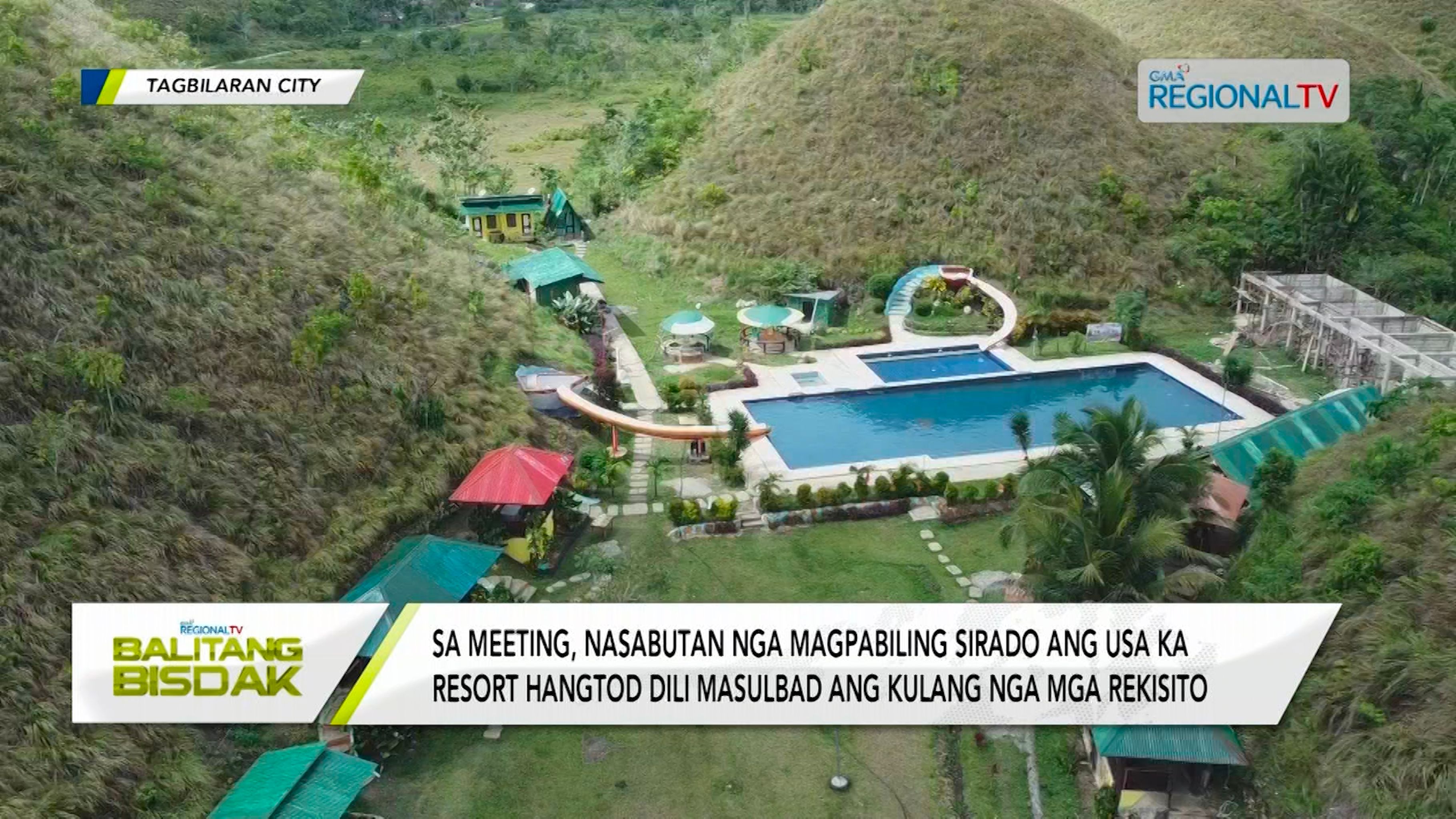 Isyu sa gireklamong resort sa Chocolate Hills, gituki