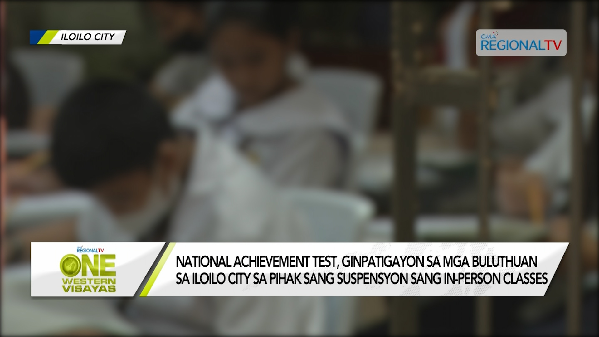 National Achievement Test, ginpatigayon sang suspensyon sang in-person classes
