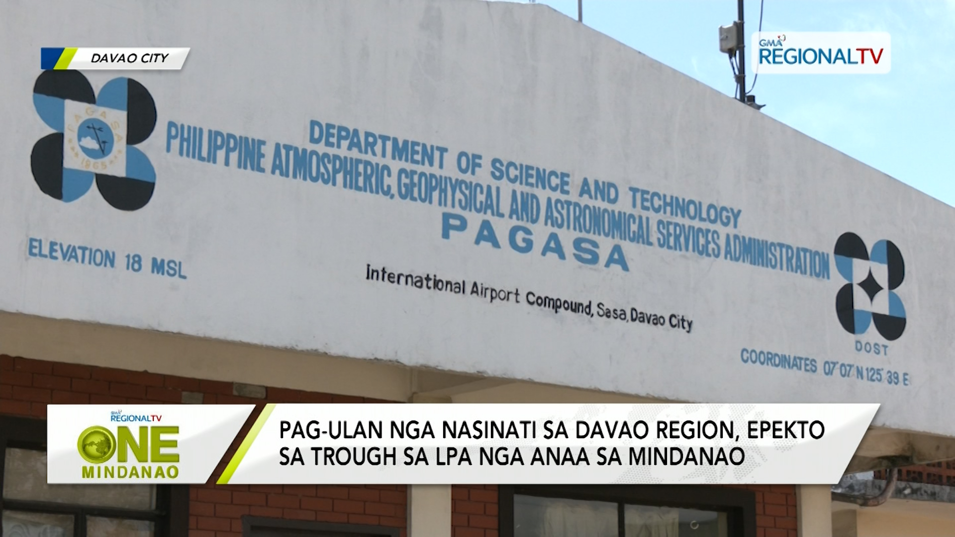 Pag-ulan nga nasinati sa Davao Region, epekto sa trough sa LPA sa Mindanao
