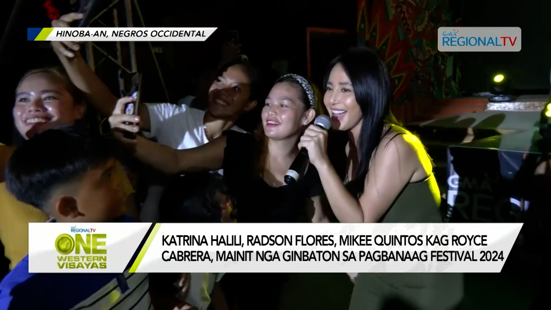 Kapuso Stars, mainit nga ginbaton sa Pagbanaag Festival 2024 sang Hinoba-an