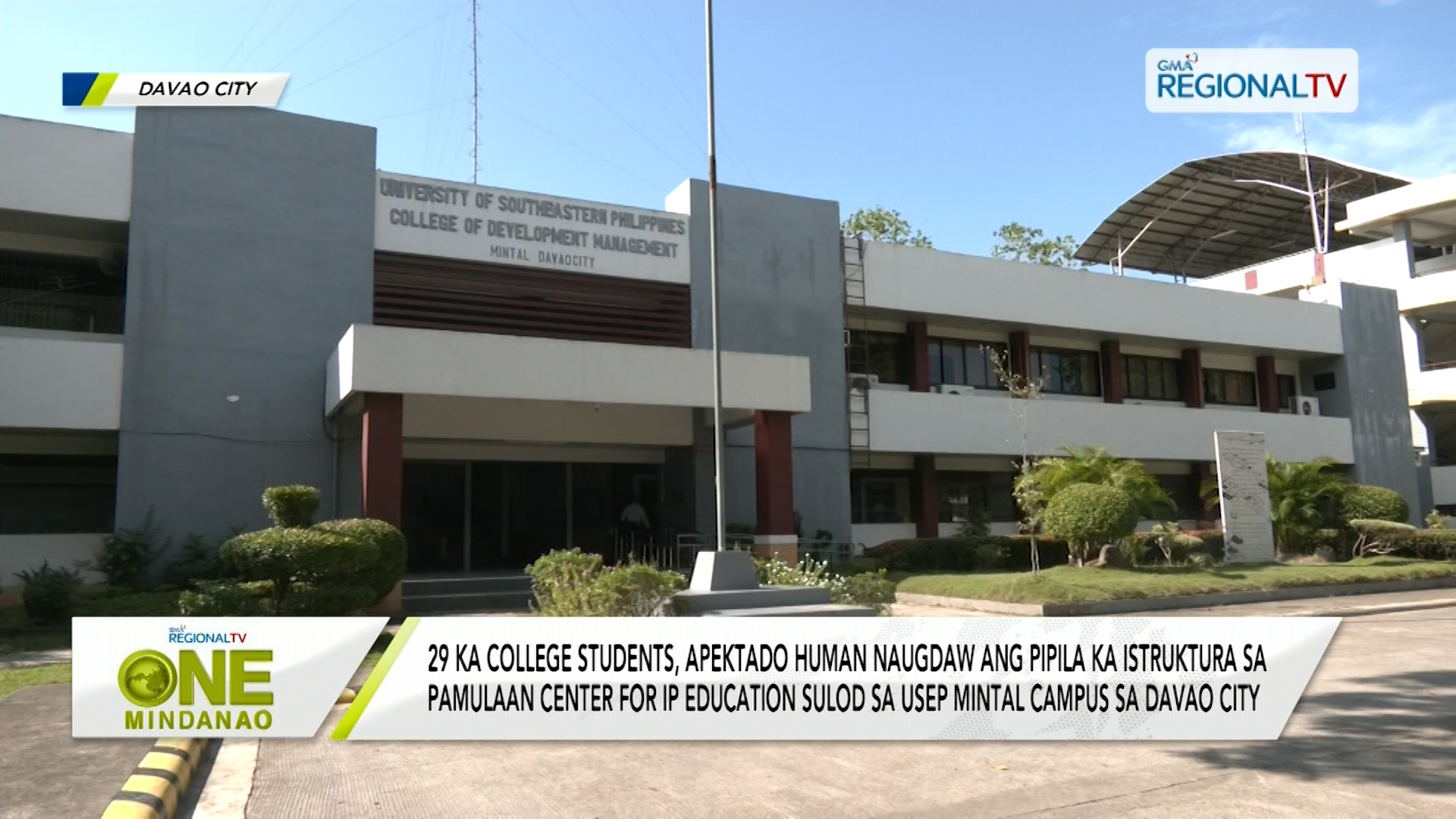 29 ka college students, apektado sa sunog sa Pamulaan Center for IP Education