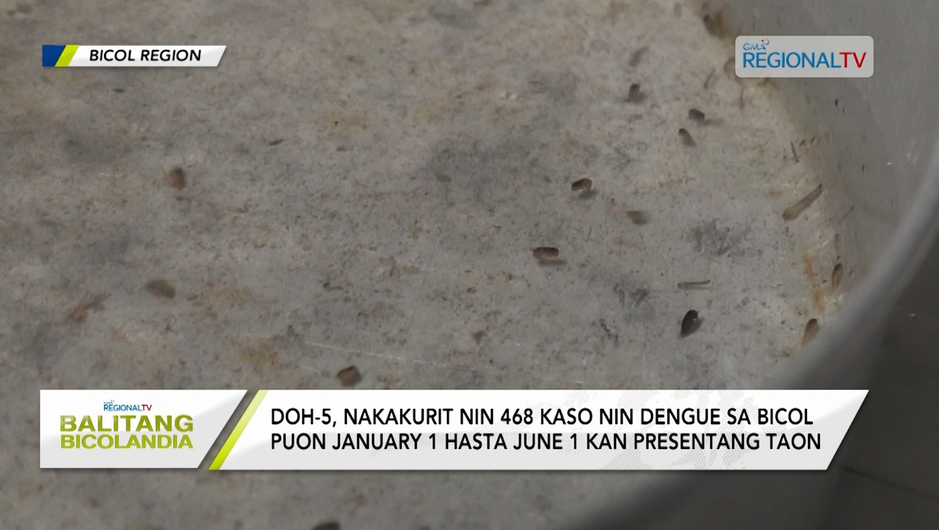 Naitalang kaso nin dengue sa Bicol, naglangkaw kun ikukumparar kan 2023