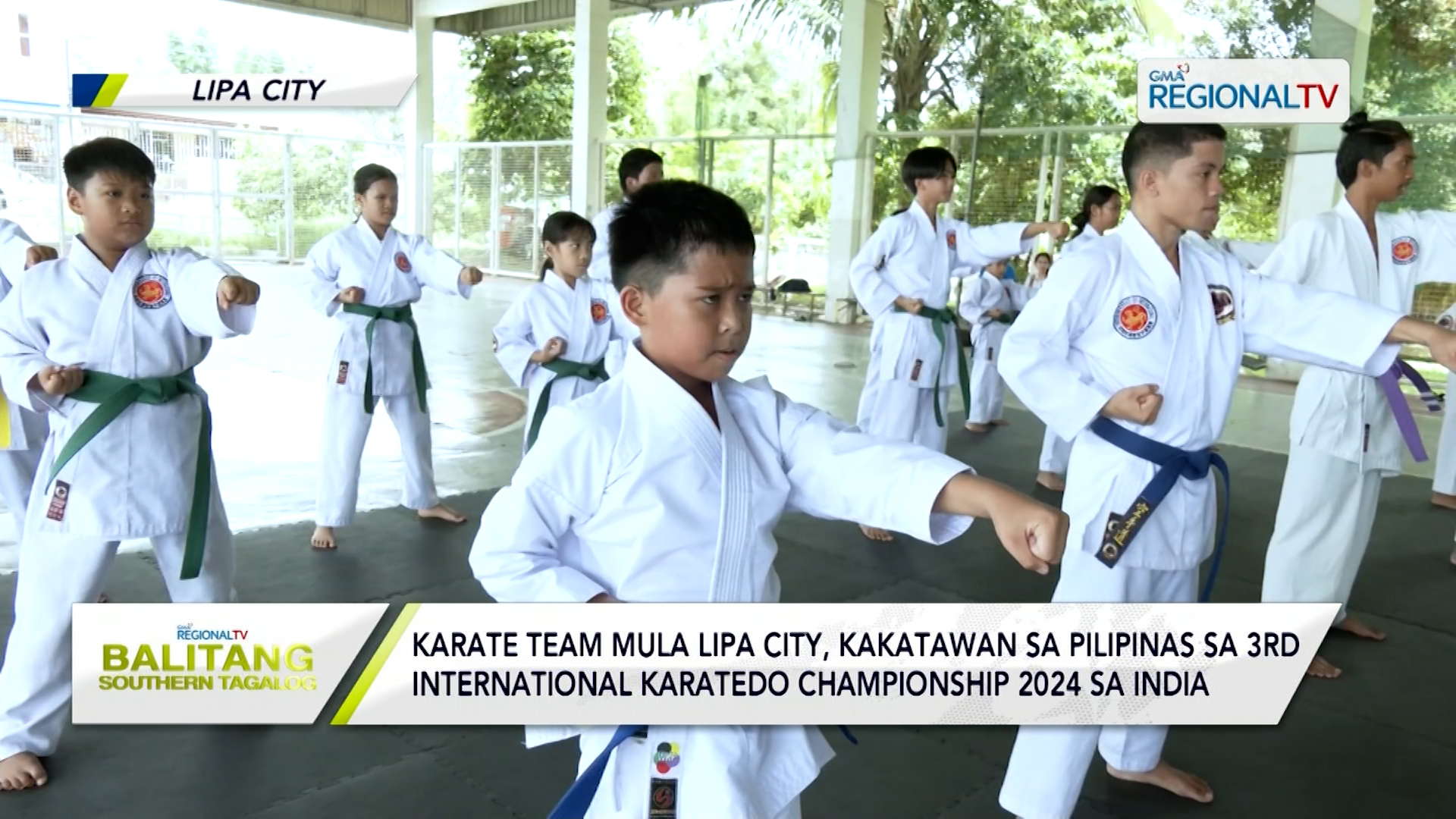 Karate team mula Lipa, sasabak sa International Karatedo Championship