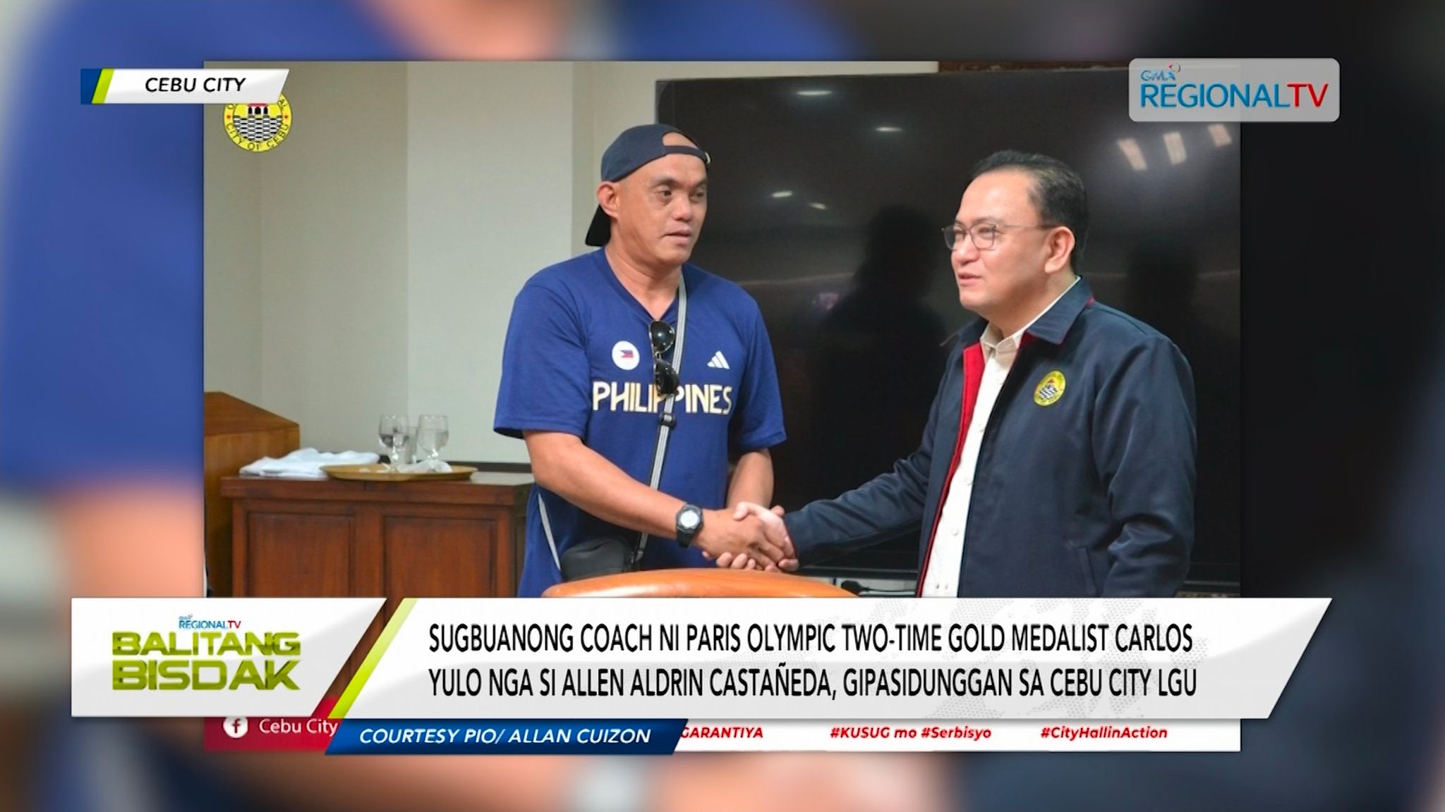 Cebuano Coach ni Paris Olympics Gold Medalists Carlo Yulo, Gipasidunggan