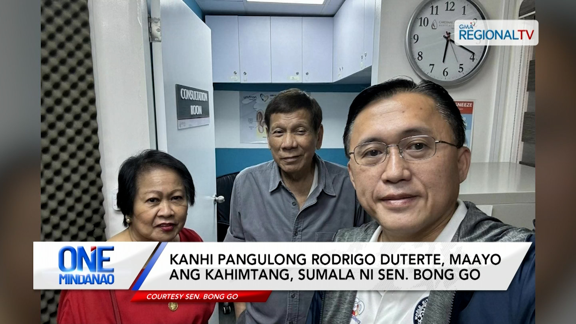 Kanhi Pangulong Rodrigo Duterte, maayo ang kahimtang, sumala ni Sen. Bong Go