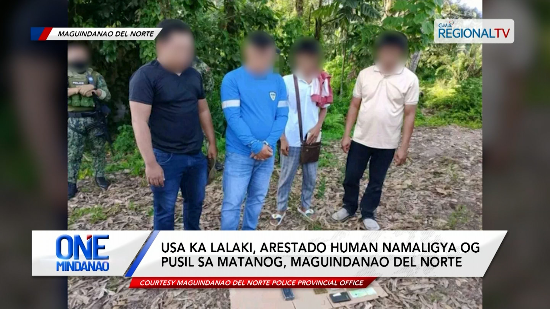 Usa ka Lalaki, arestado human namaligya og pusil sa Maguindanao del Norte