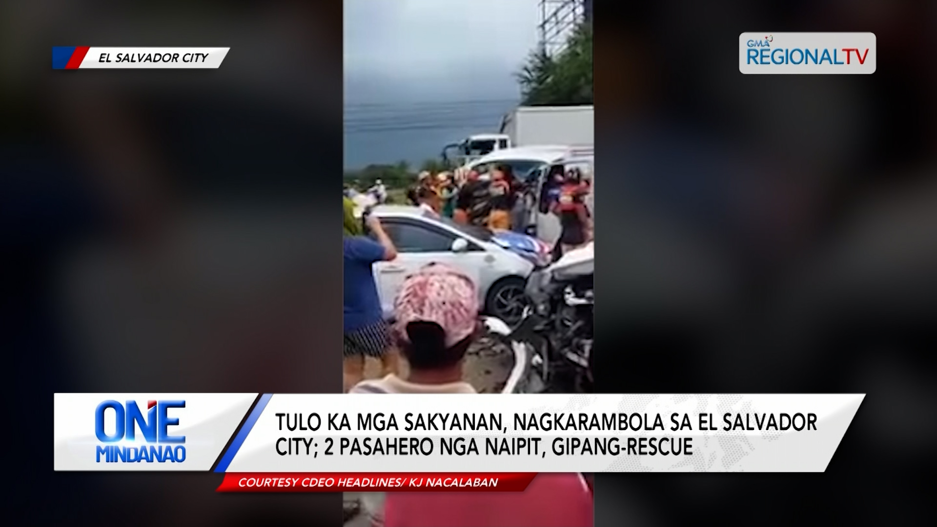 Tulo ka mga sakyanan, nagkarambola sa El Salvador City