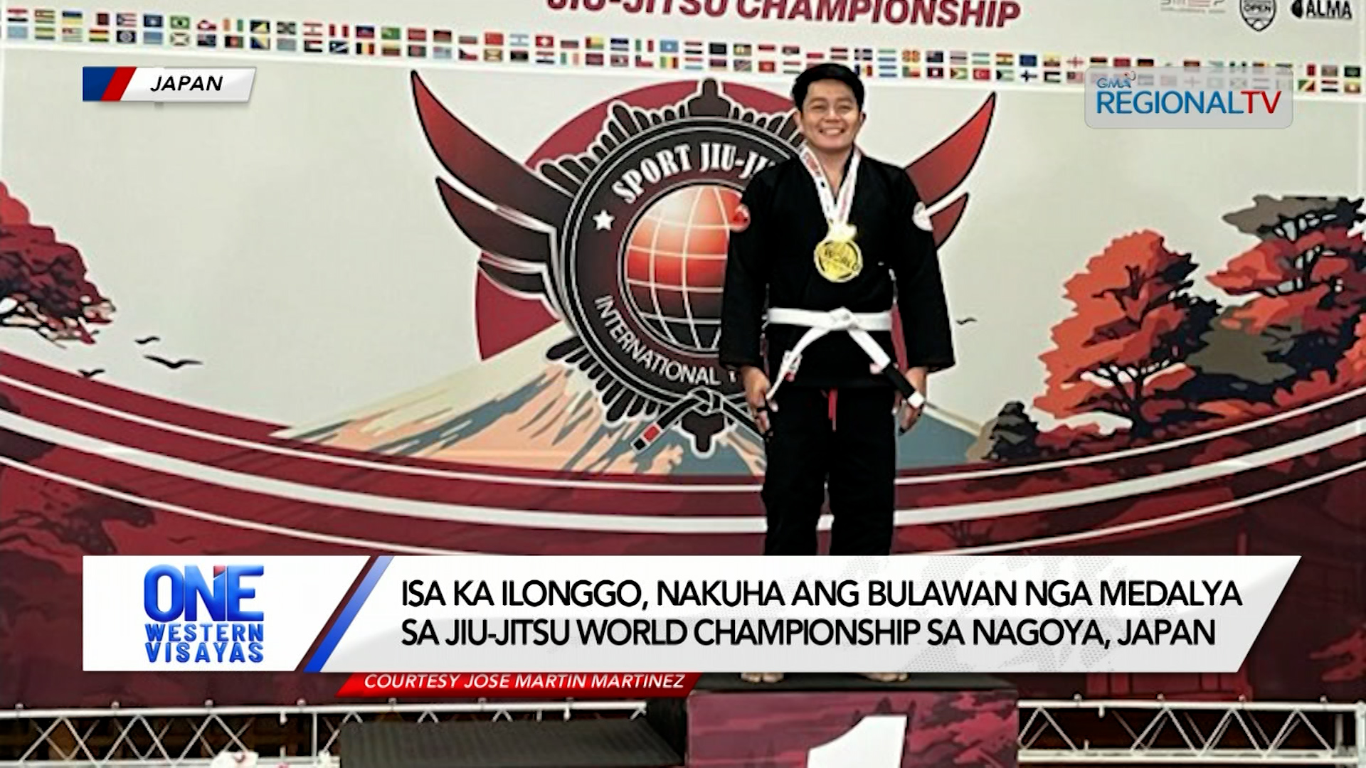 Ilonggo, daog sang gold medal sa Jiu-jitsu world championship sa Nagoya, Japan