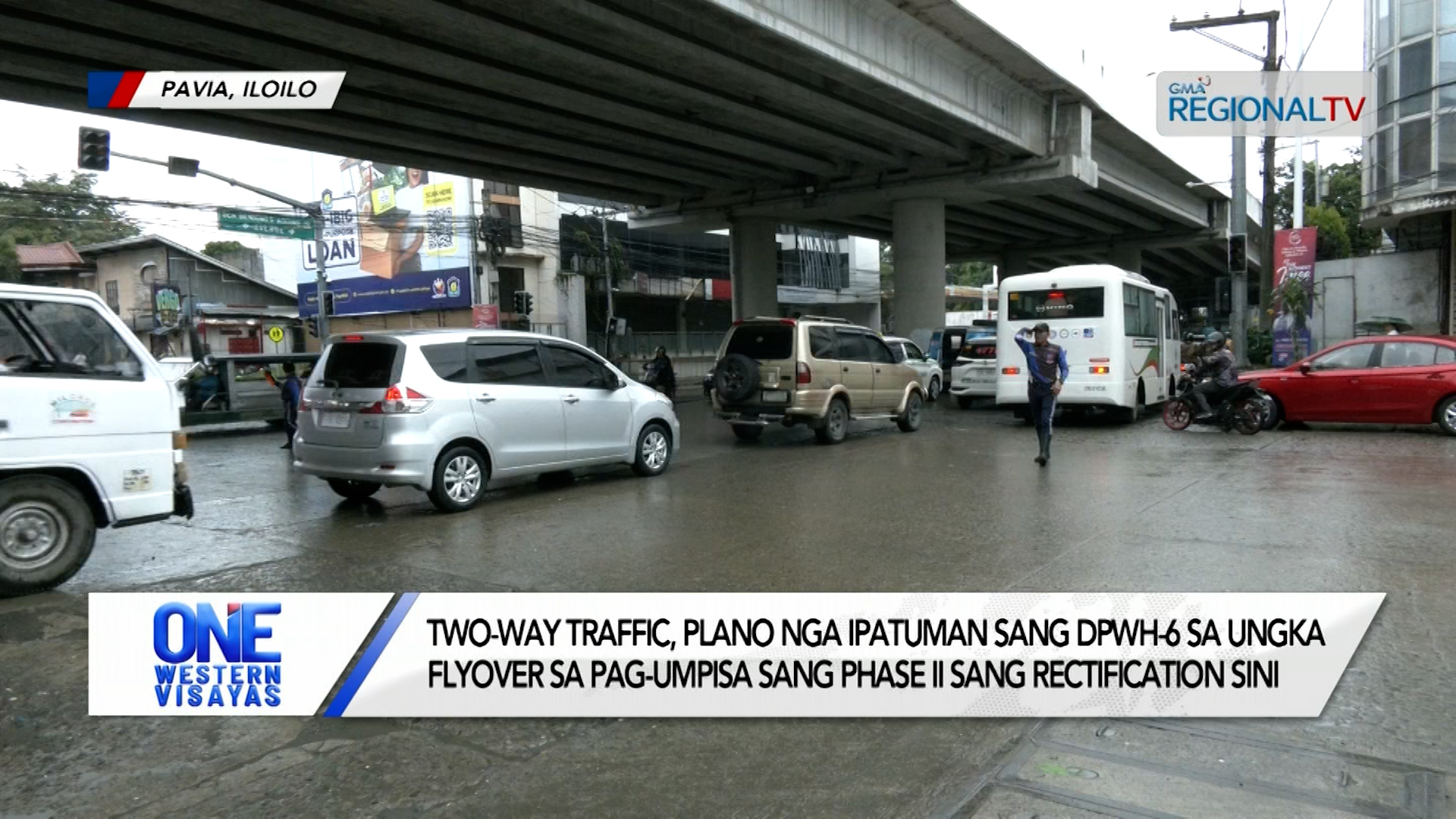 Two-way traffic, plano nga ipatuman sang DPWH-6 sa Ungka Flyover