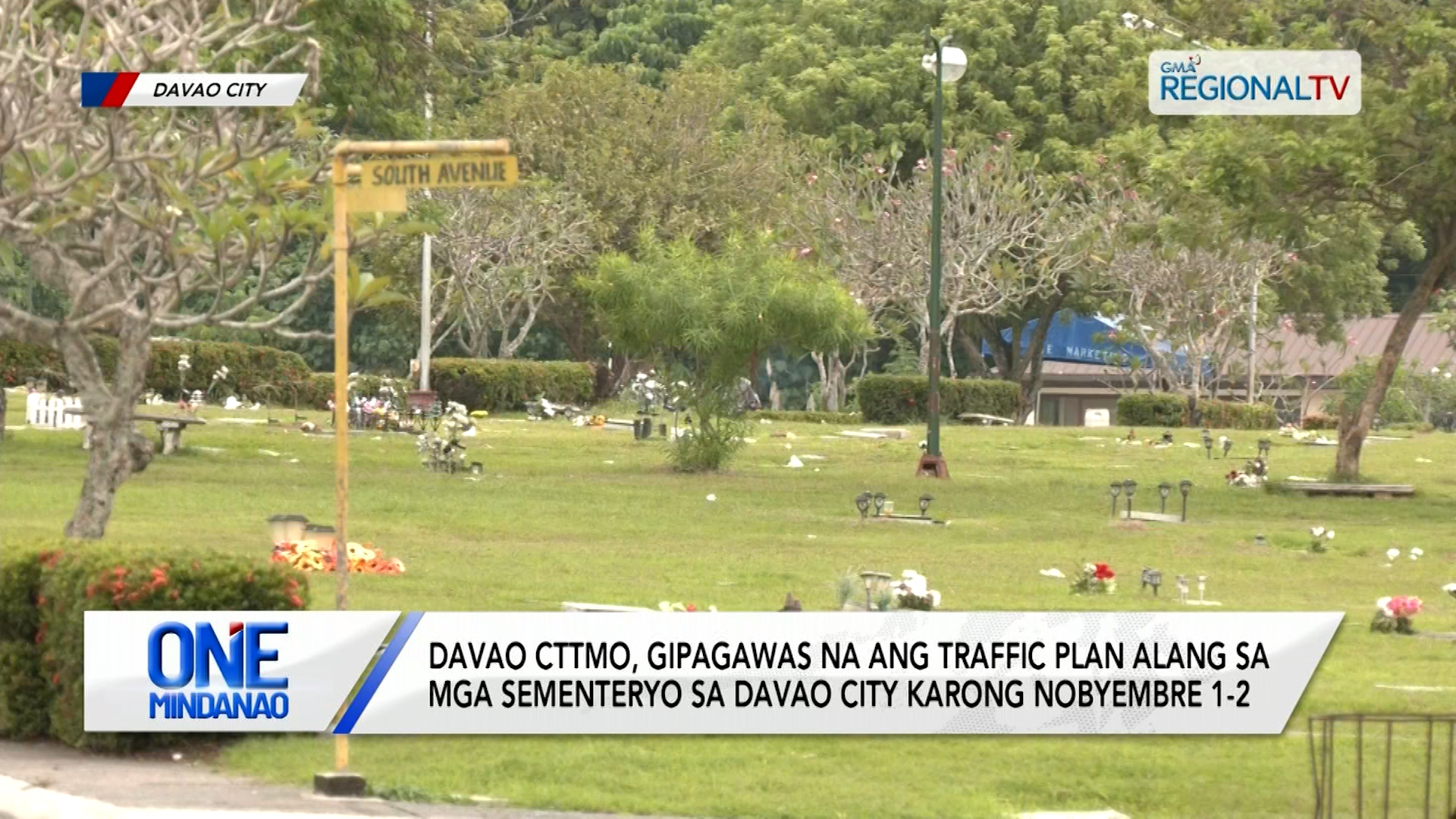 Davao CTTMO, gipagawas na ang traffic plan sa mga sementeryo sa Nobyembre 1-2