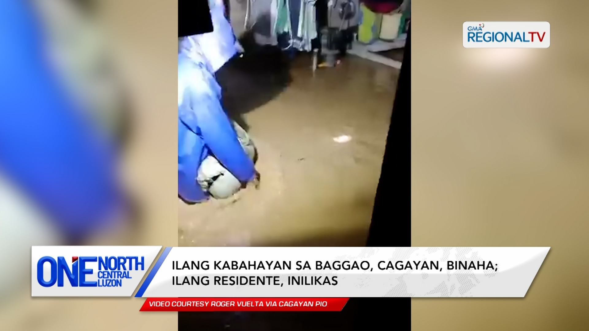 Ilang kabahayan sa Baggao, Cagayan, binaha; ilang residente, inilikas