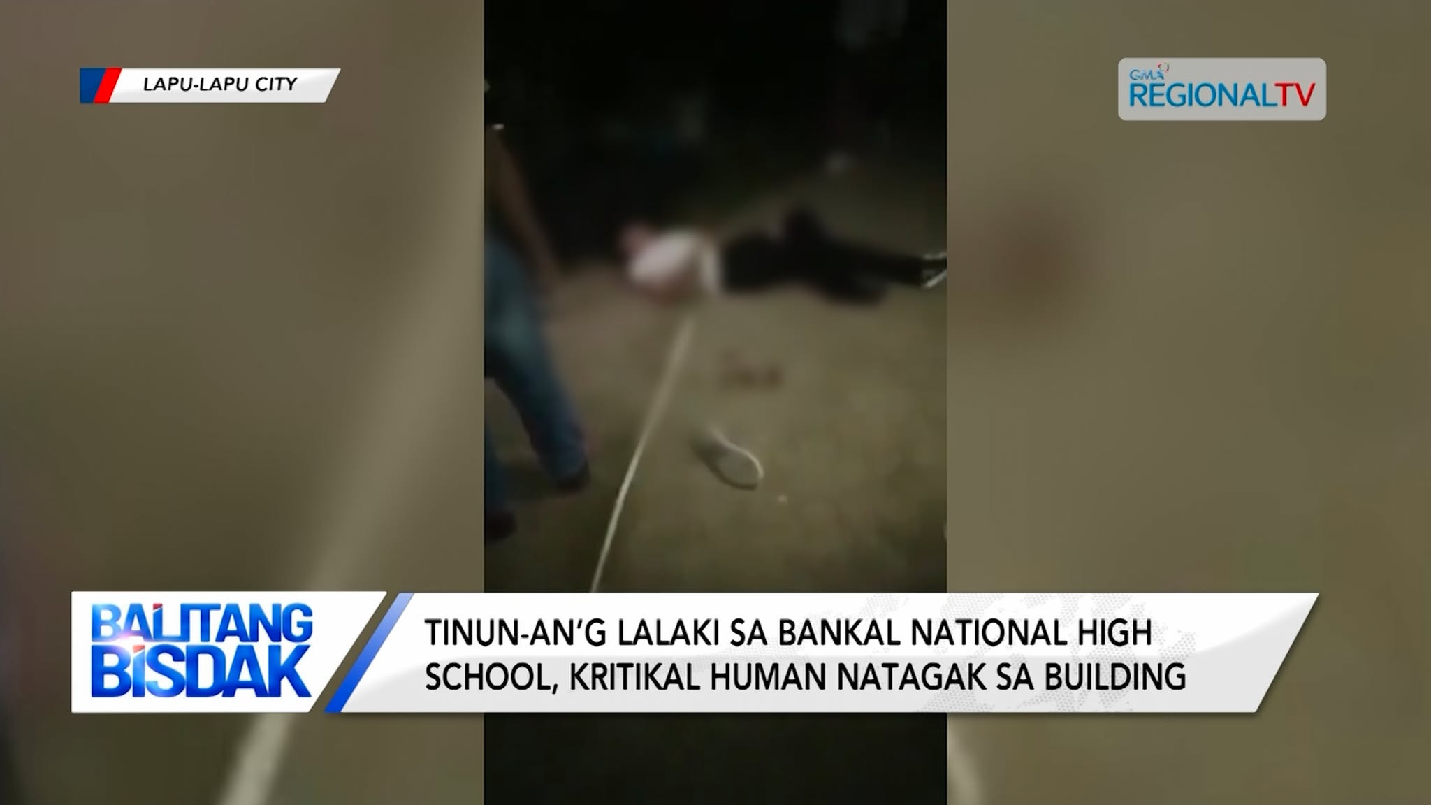 Tinun-an sa Bankal National High School, kritikal human natagak sa building