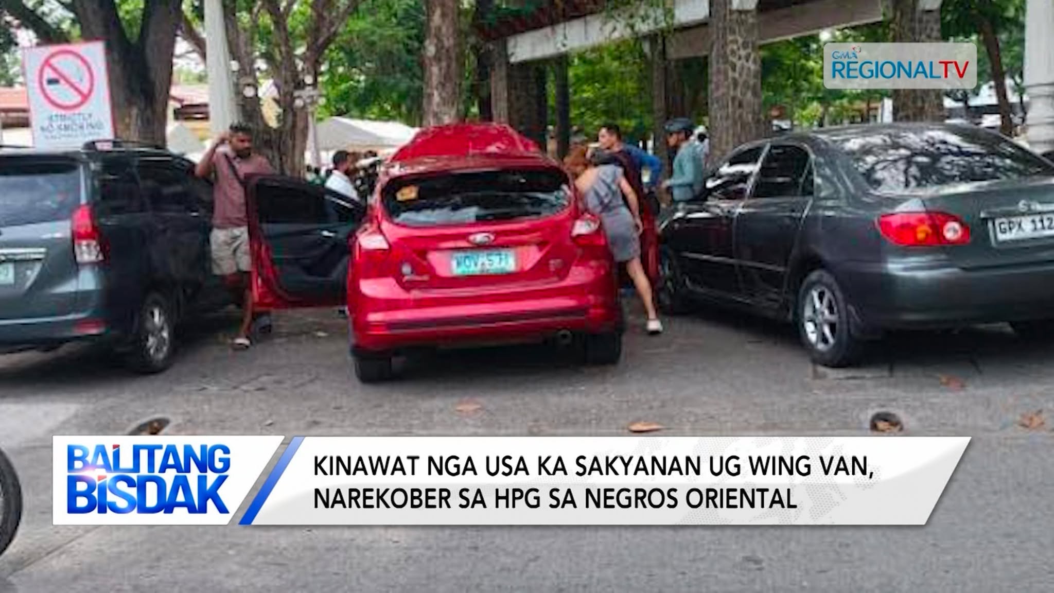 Kinawat nga sakyanan ug wing van, narekober sa HPG sa Negros Oriental