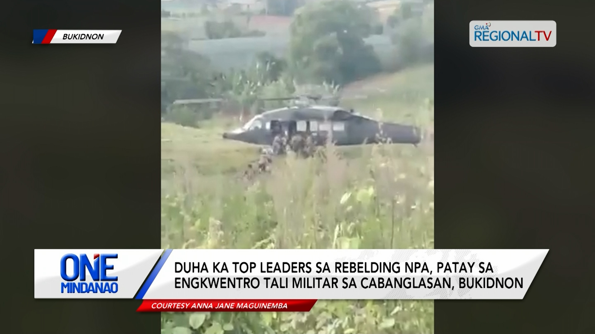 Duha ka top leaders sa NPA, patay sa engkwentro sa Bukidnon