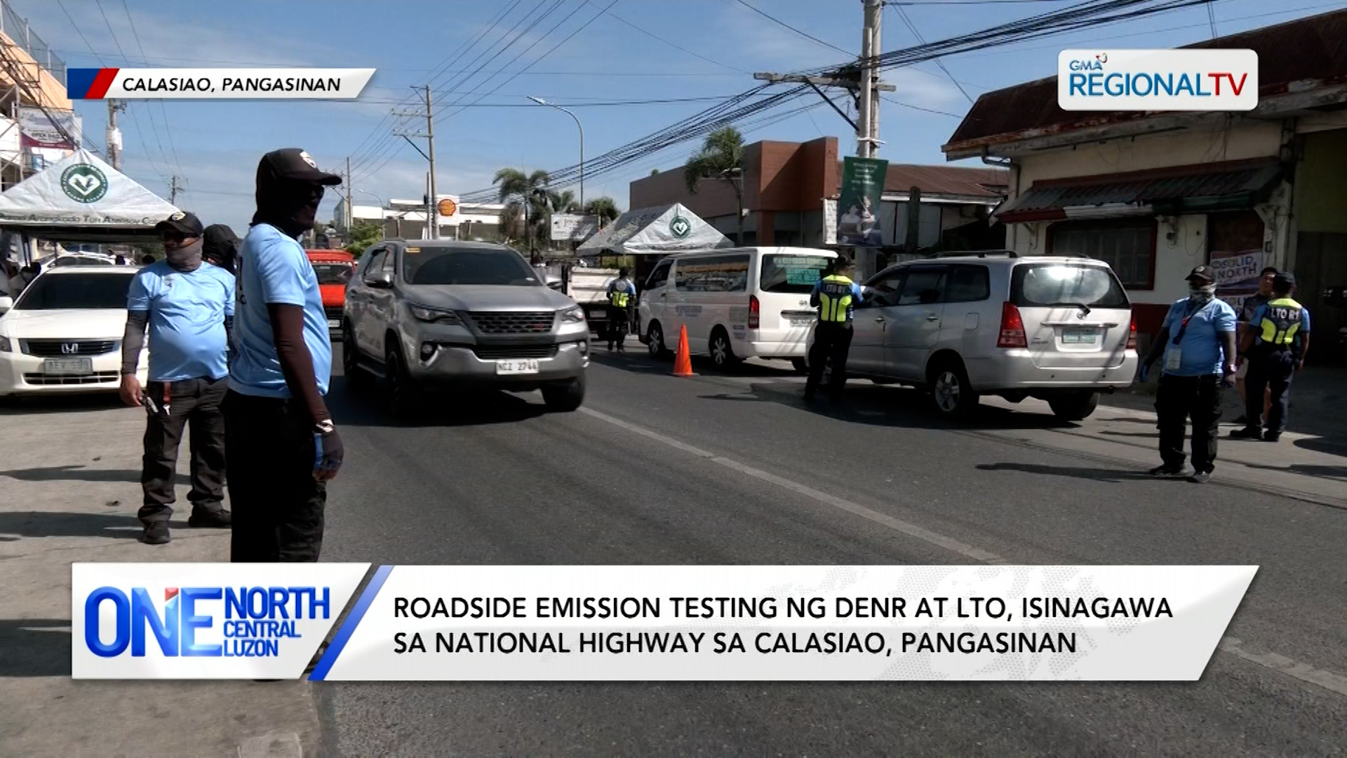 Roadside emission testing ng DENR at LTO, isinagawa