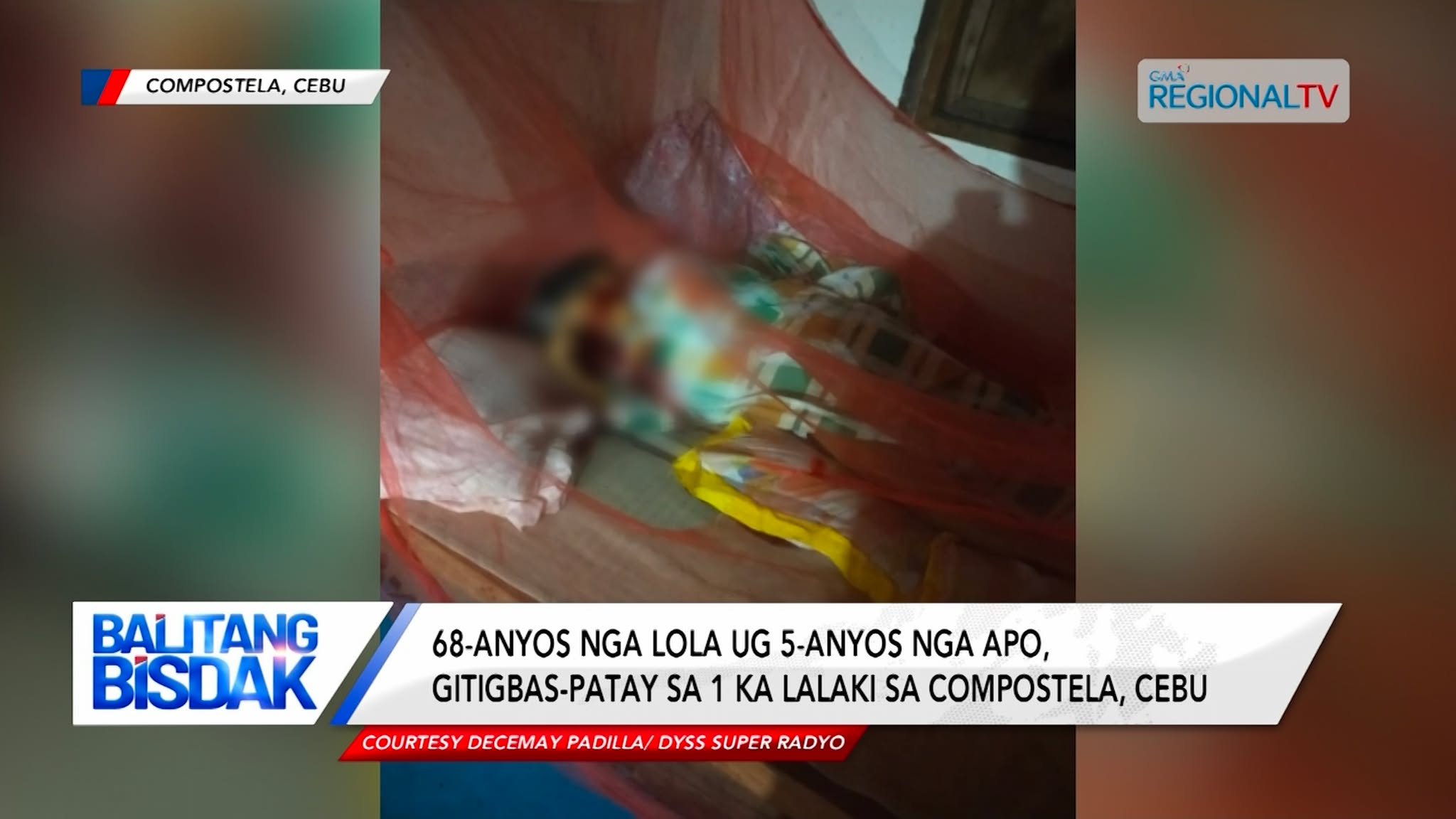 68-anyos nga lola ug 5-anyos nga apo, gitigbas-patay sa 1 ka lalaki
