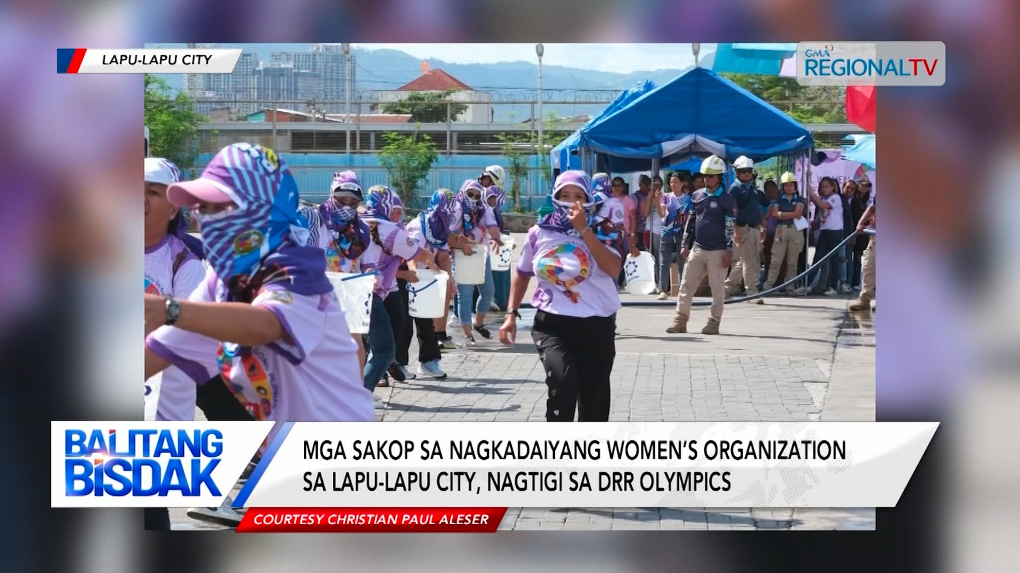 Mga sakop sa women’s organization sa Lapu-Lapu, nagtigi sa DRR Olympics
