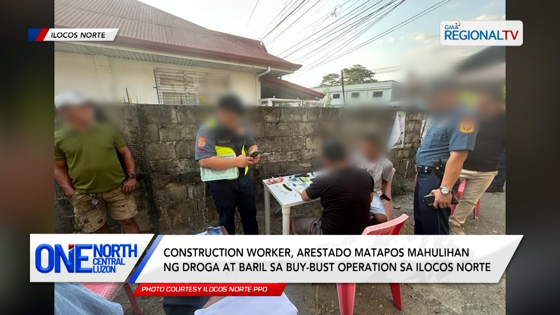 Construction worker, arestado matapos mahulihan ng droga at baril