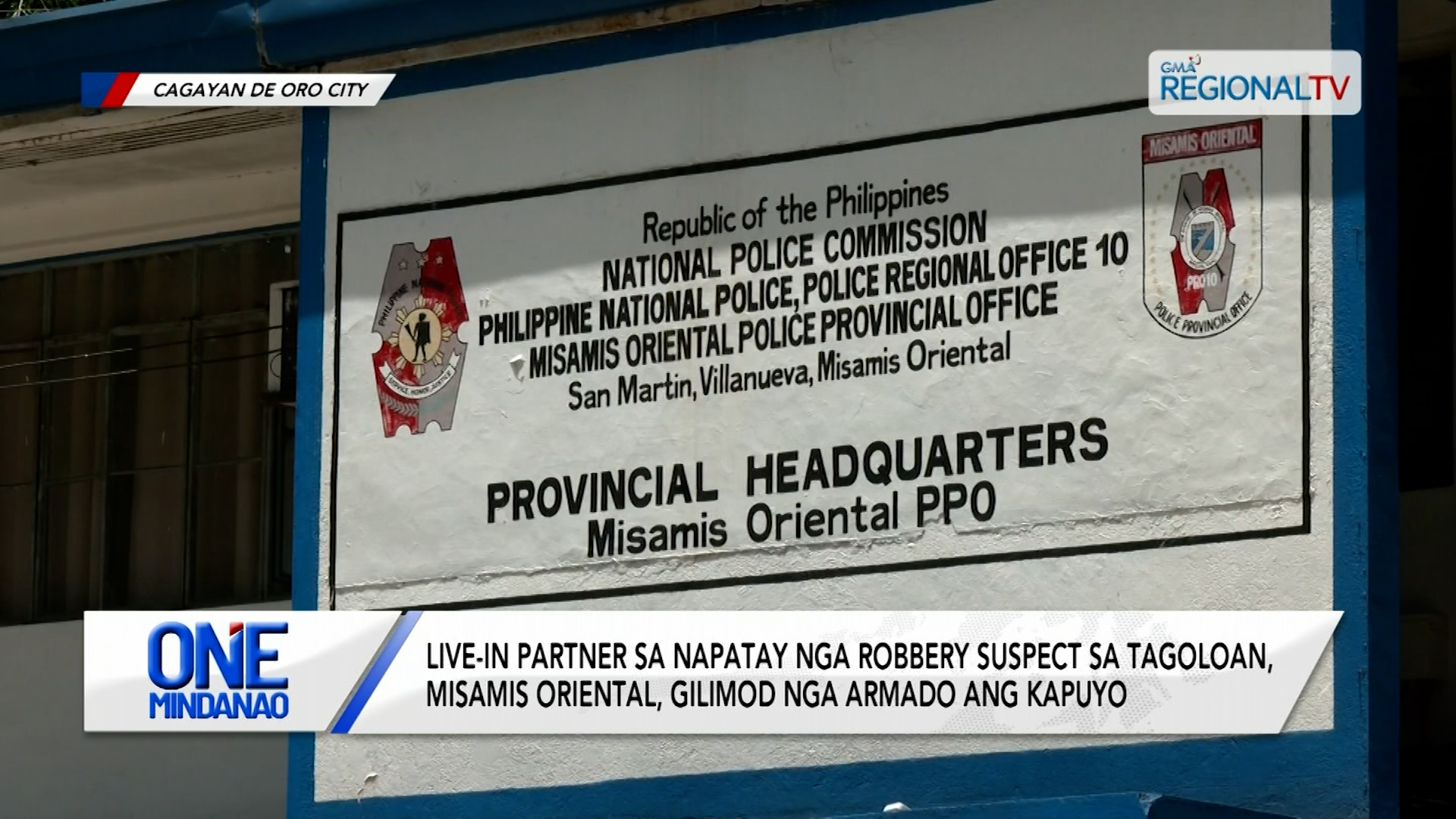 Live-in partner sa napatay nga robbery suspect, gilimod nga armado ang kapuyo