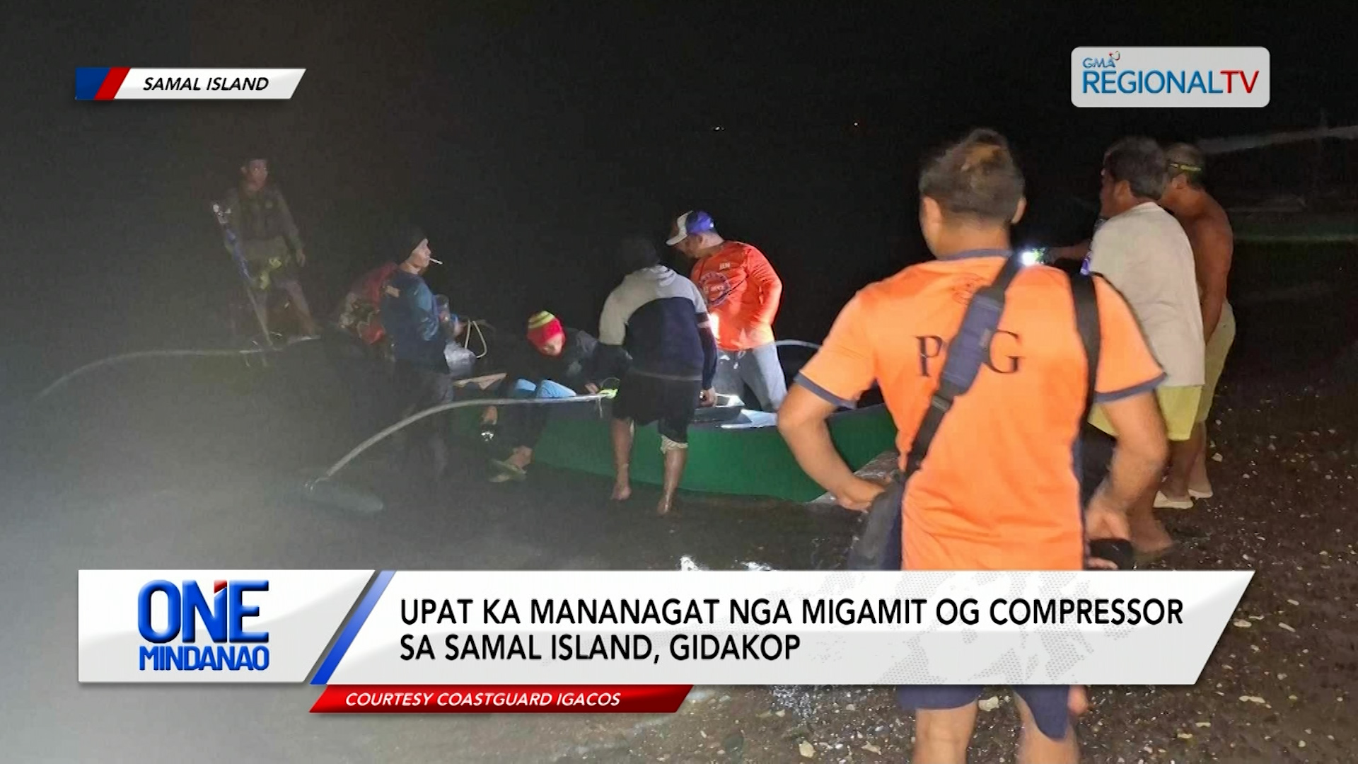 Upat ka mananagat nga migamit og compressor sa Samal Island, gidakop