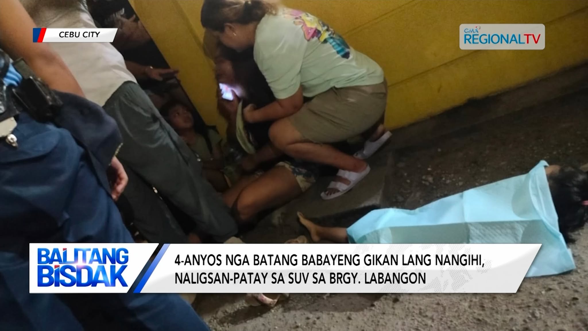 4-anyos nga batang babayeng, naligsan-patay sa SUV sa Brgy. Labangon