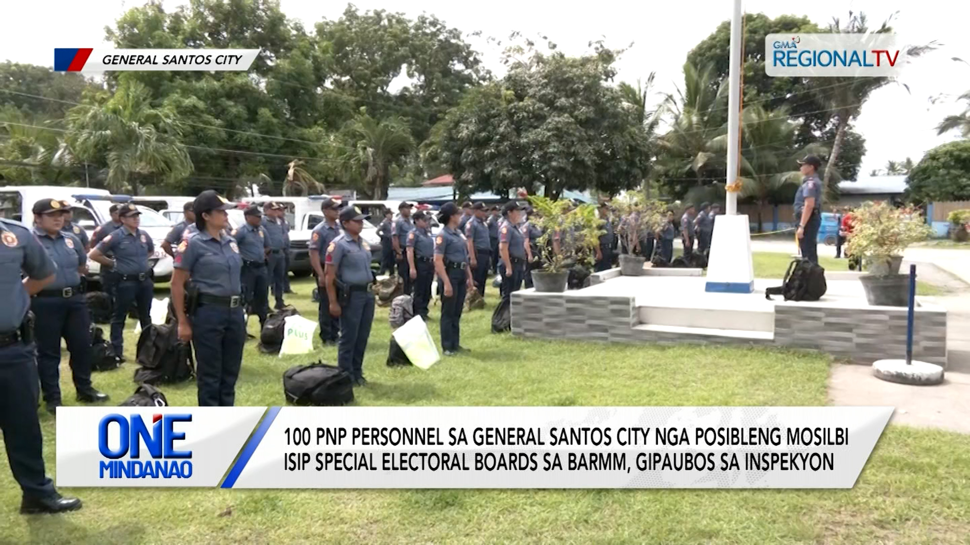 100 PNP personnel sa GenSan nga mosilbi isip special electoral boards sa BARMM