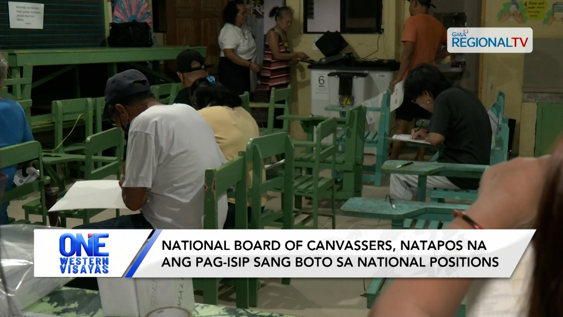 National Board of Canvassers natapos na ang pag-isip sang boto sa pagka-senador