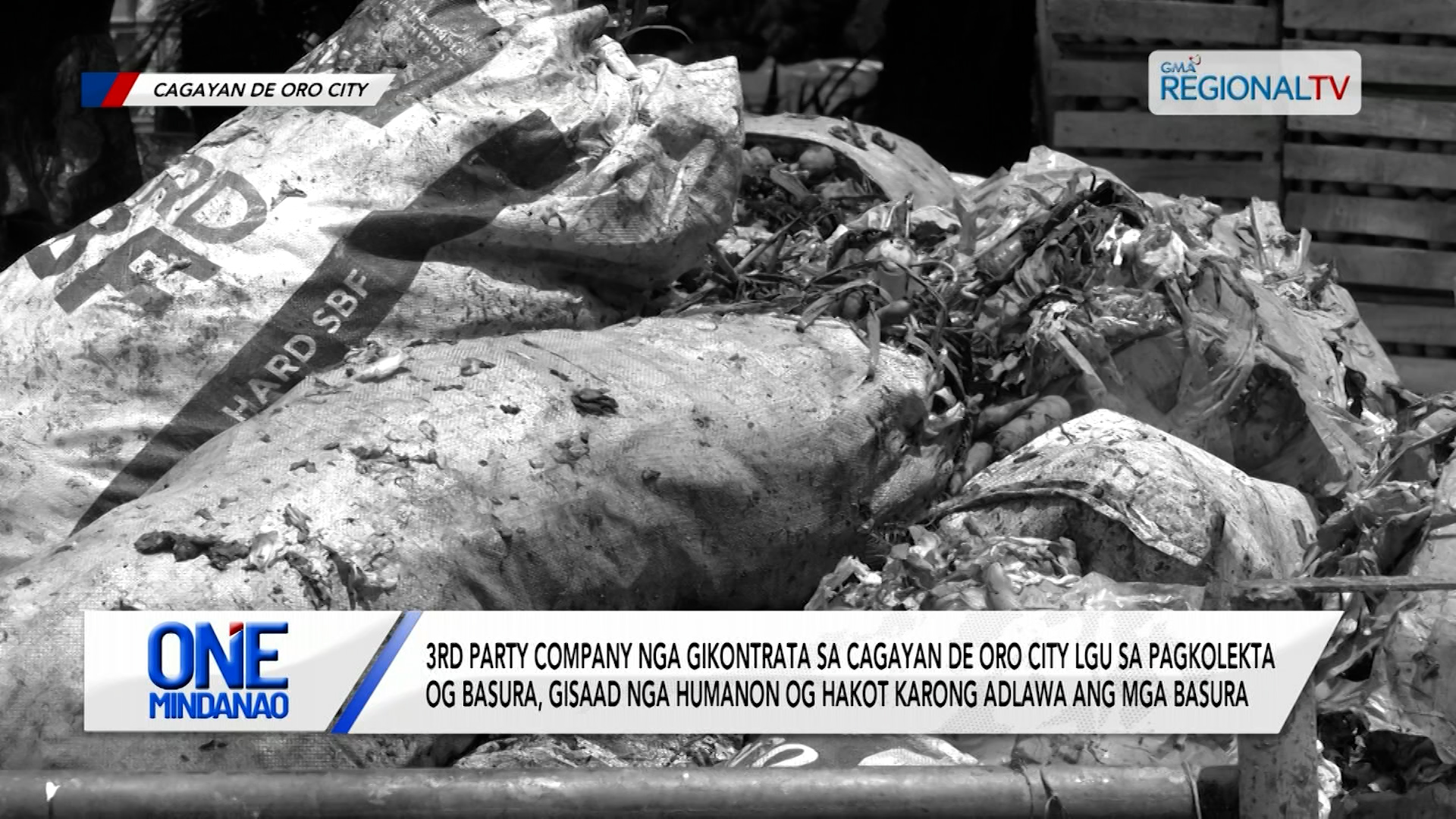 3rd party company nga gikontrata, gisaad nga humanon og hakot ang mga basura