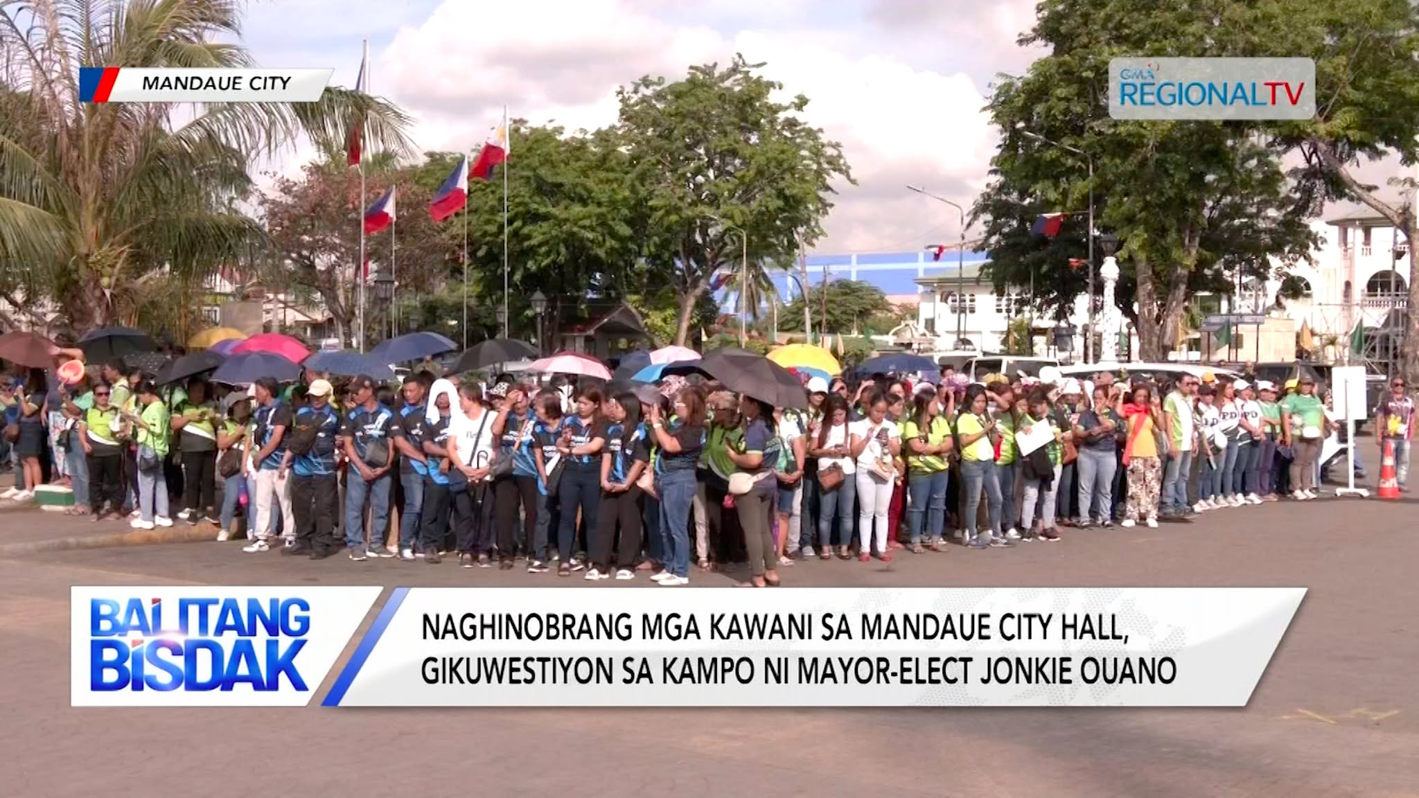 Naghinobrang kawani sa Mandaue City Hall, gikuwestiyon sa kampo sa bag-ong mayor