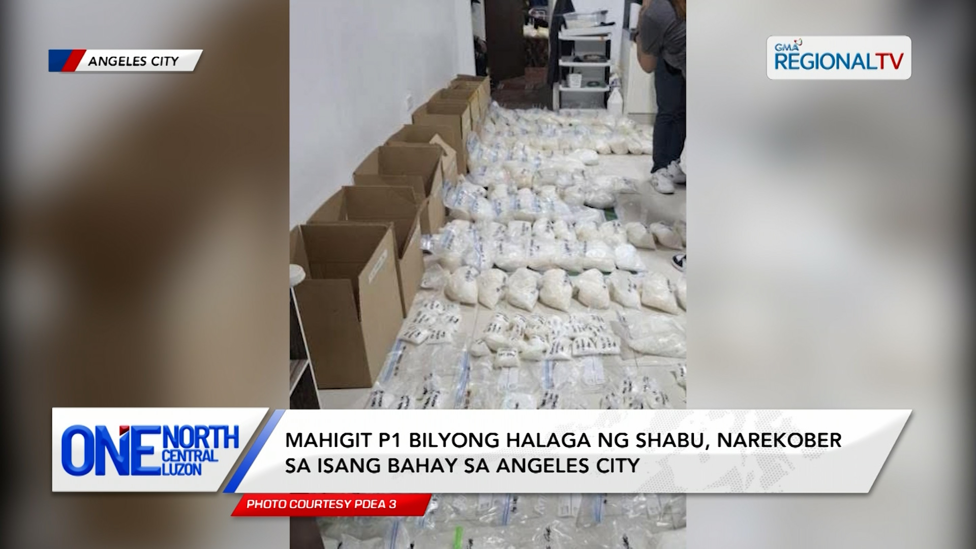Mahigit P1 bilyong halaga ng shabu, nasabat sa Angeles City