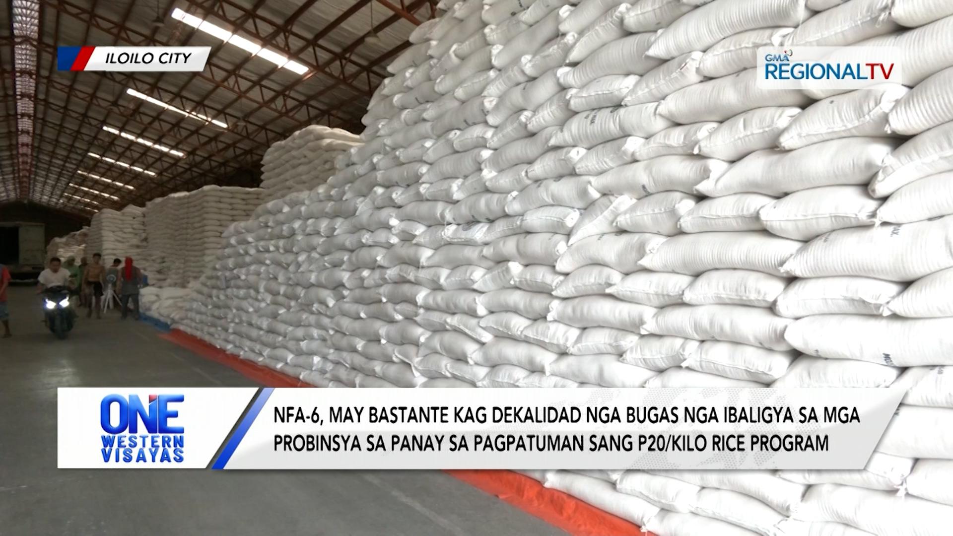 NFA-6, bastante ang bugas nga ibaligya sa mga probinsya sa P20/kilo rice program