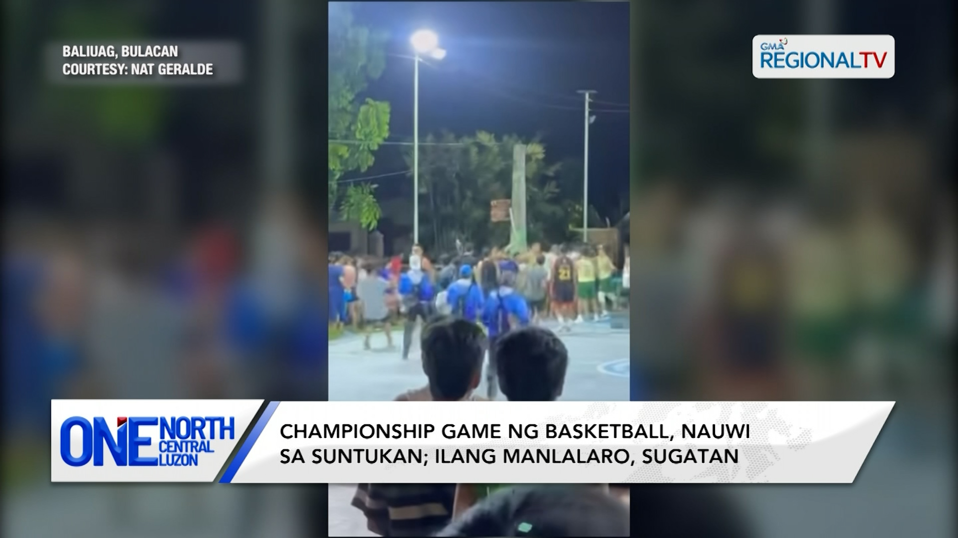 Championship game ng basketball, nauwi sa suntukan