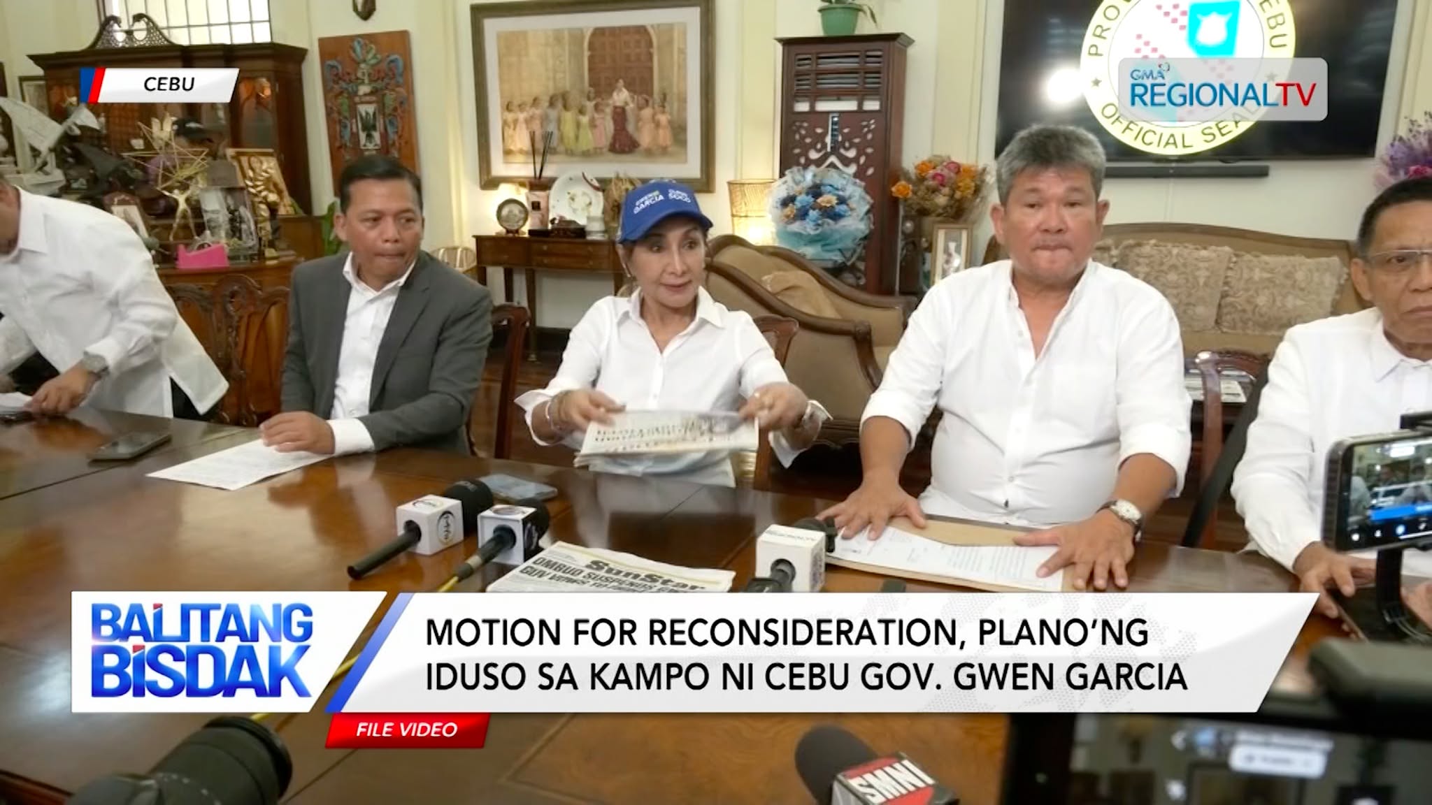 Cebu Gov. Gwen Garcia, gipamulta og P30,000 sa pagsupak sa suspension order