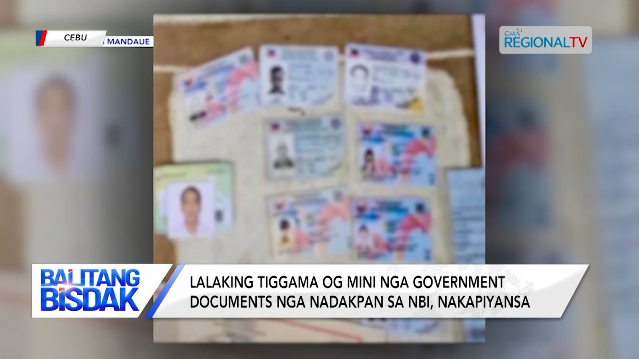 Lalaking tiggama og mini nga government documents, nakapiyansa