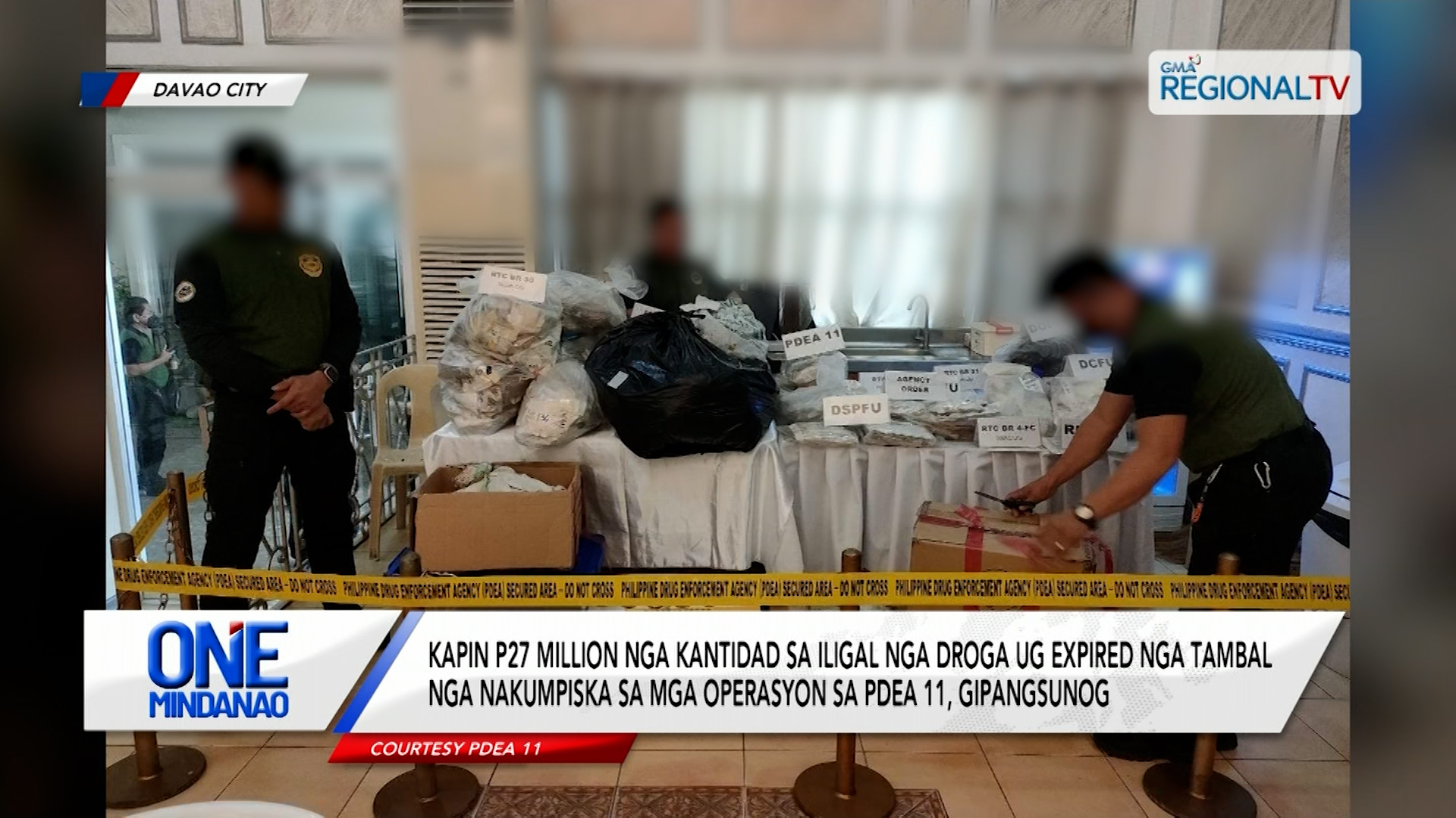 Kapin P27 Million nga iligal nga droga ug expired nga tambal, gipangsunog