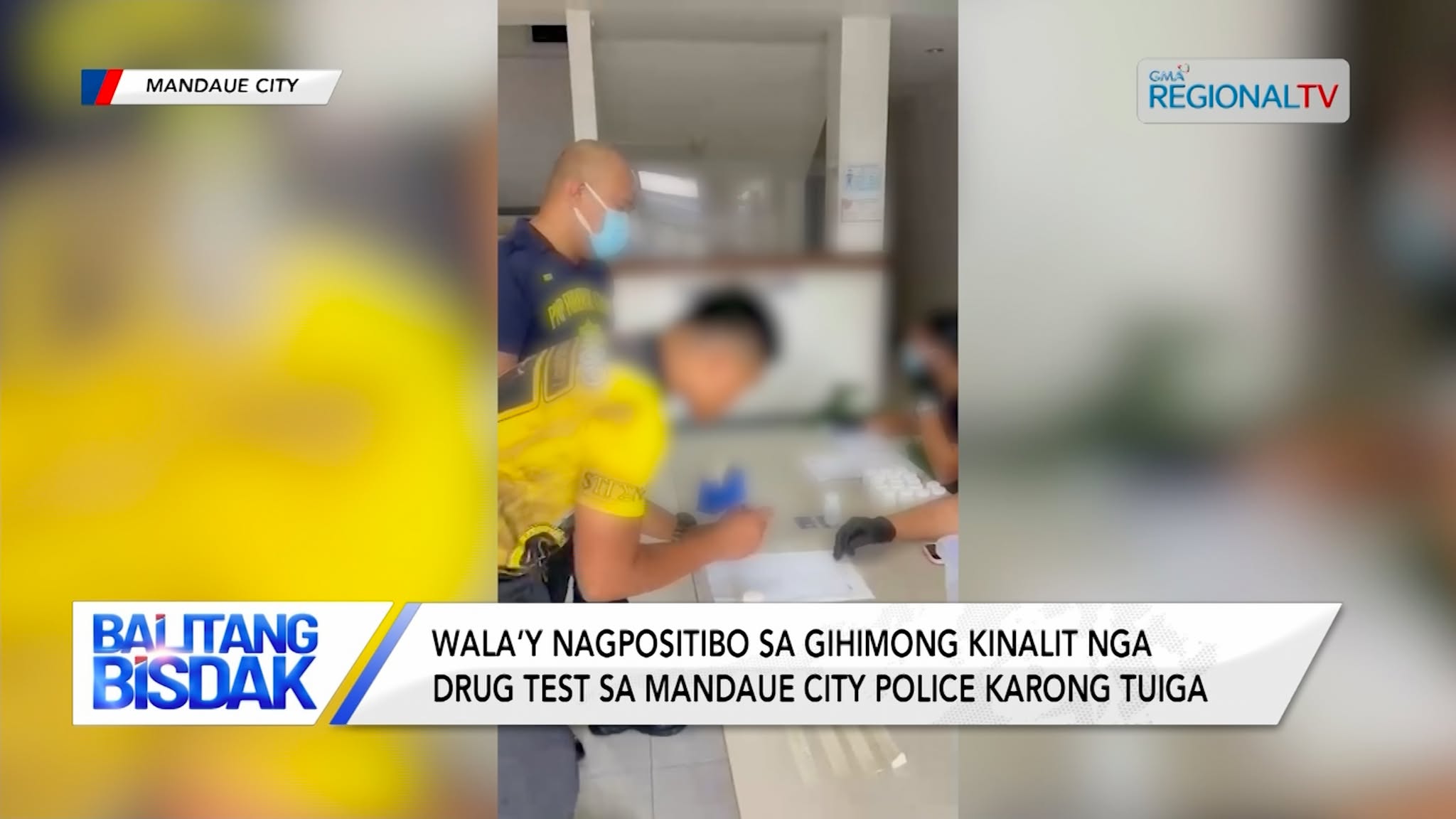Wala’y nagpositibo sa kapulisan sa Mandaue City sa mga drug test karong tuiga