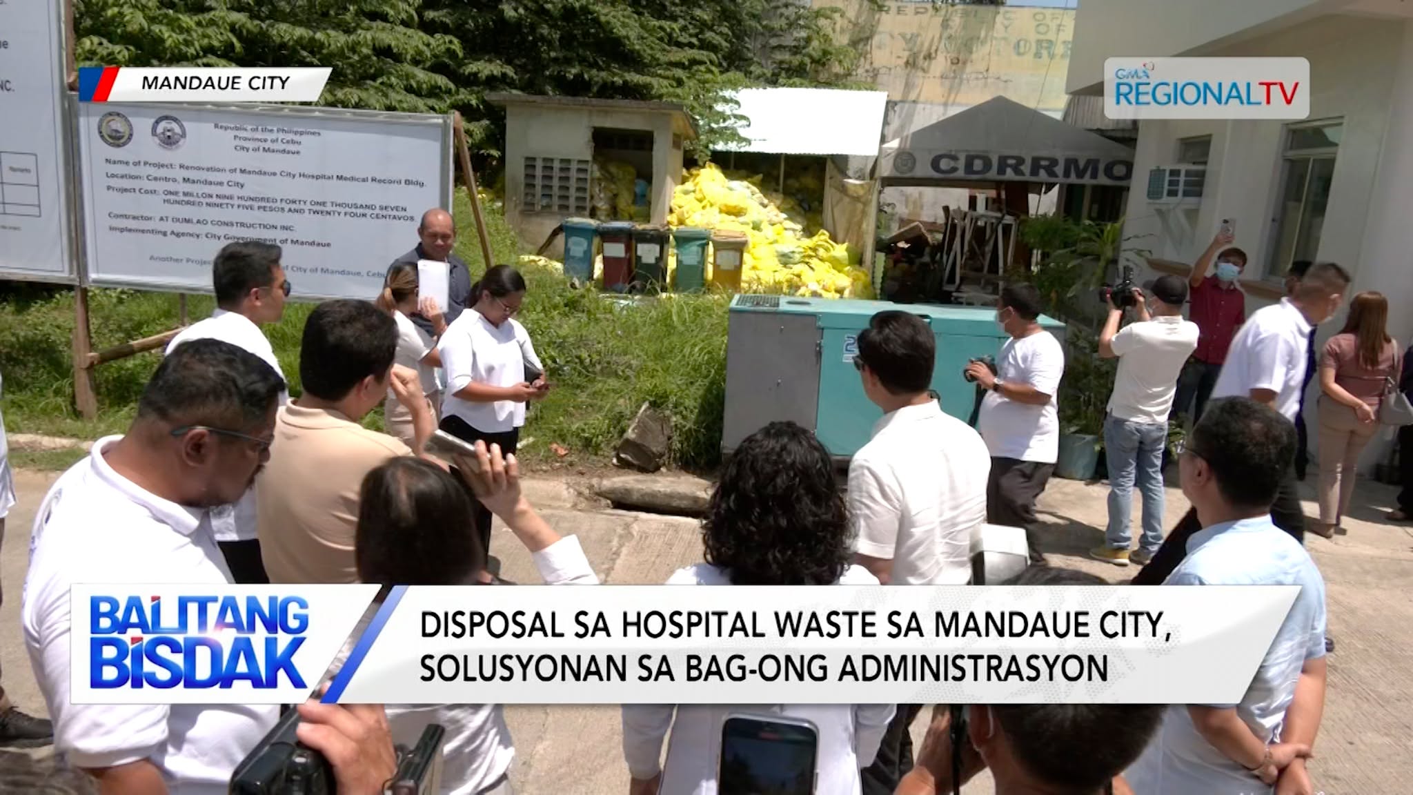 Disposal sa hospital waste sa Mandaue City, solusyonan sa bag-ong administrasyon
