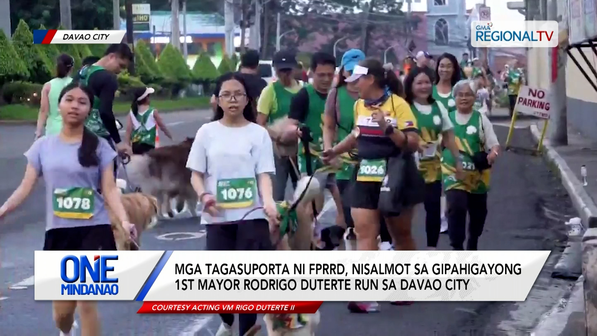 Mga tagasuporta ni FPRRD, nisalmot sa 1st Mayor Rodrigo Duterte run