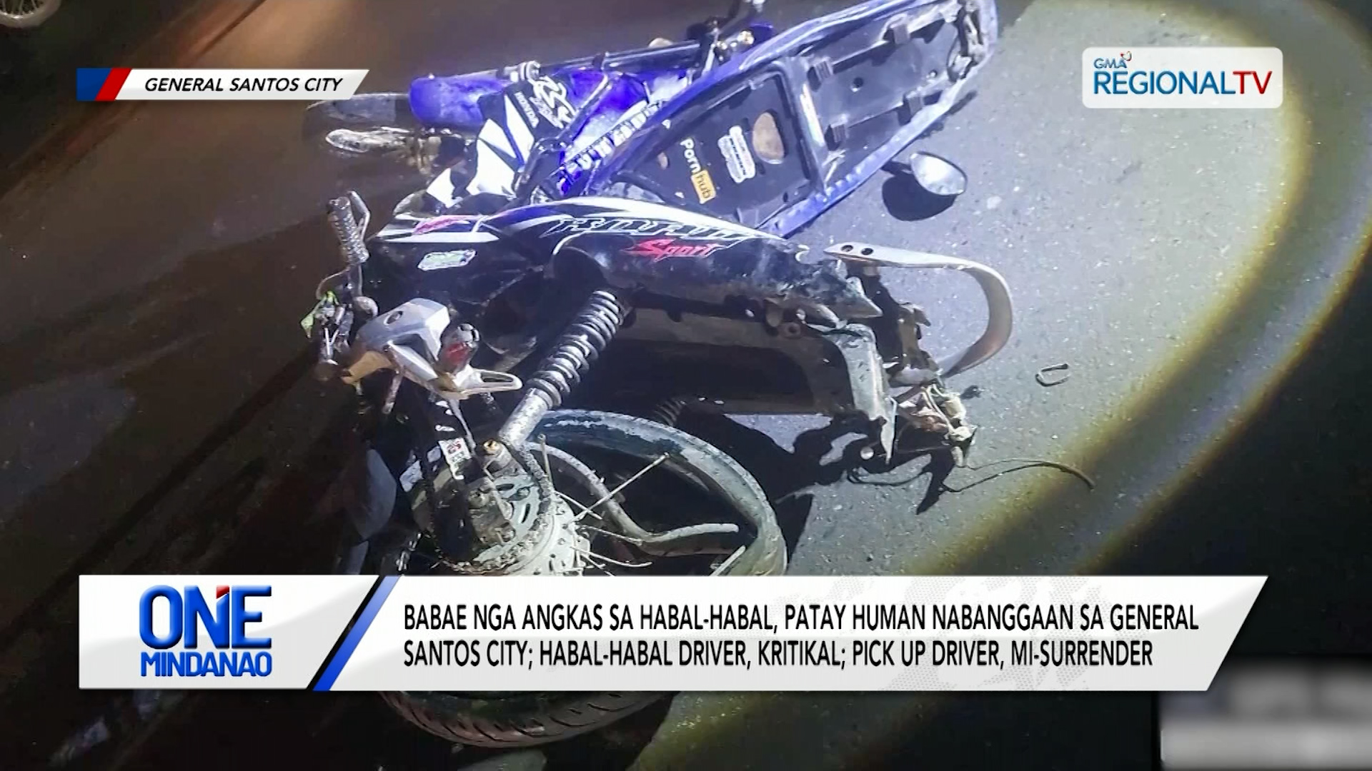 Babae, patay human nabanggaan sa General Santos City; | One Mindanao