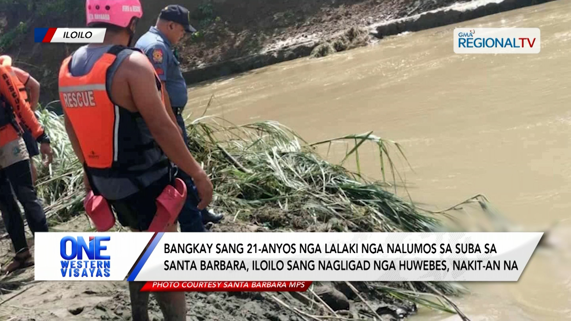 Bangkay sang 21-anyos nga lalaki nga nalumos sa suba sa Santa Barbara, Iloilo | One Western Visayas