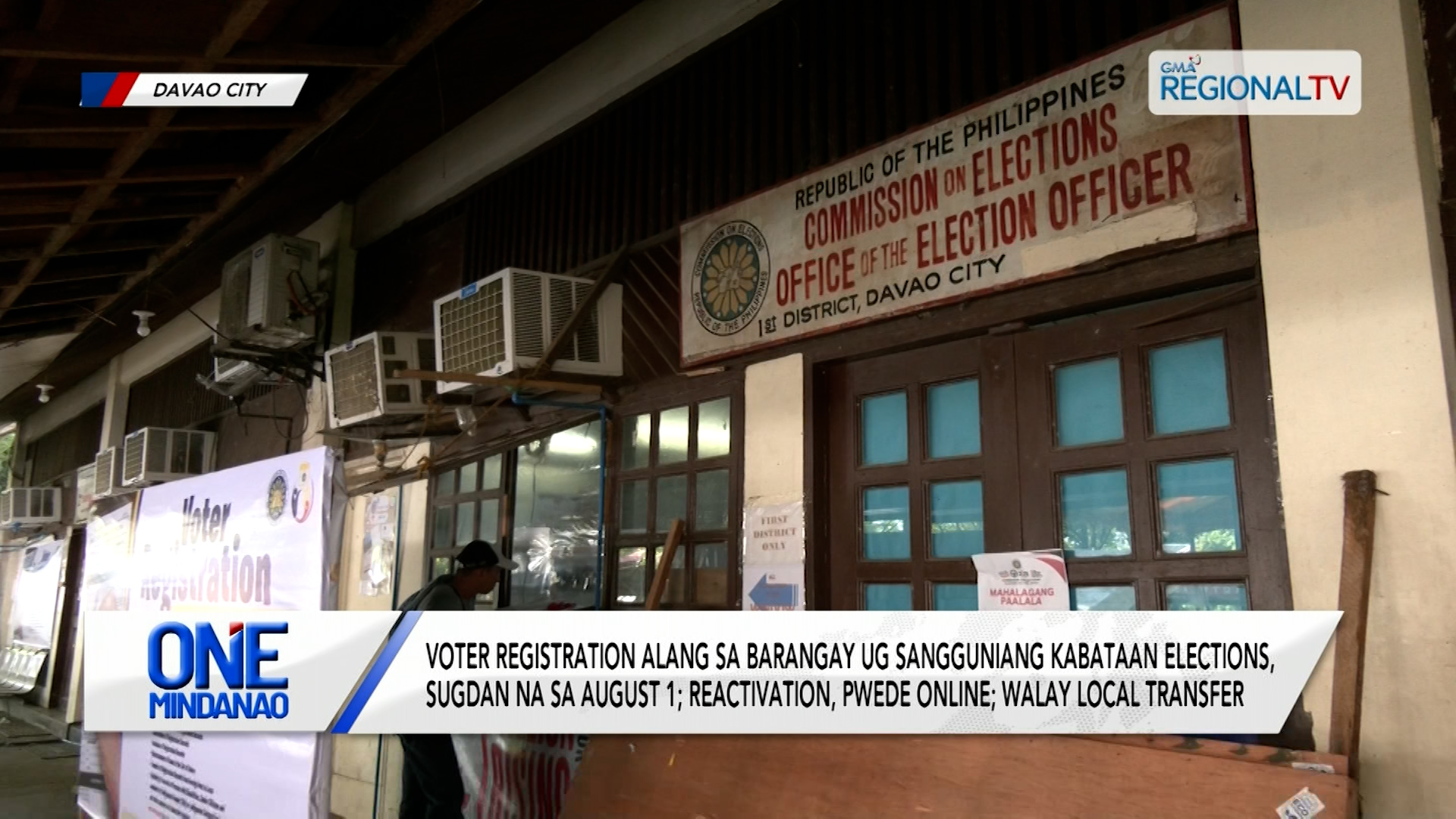COMELEC Davao district offices, magpahigayon og satellite voter registration | One Mindanao